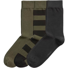 Björn Borg Core Ankle Socks 3-pack - Olive Green