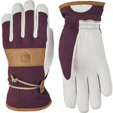 Snowboard Accessories Hestra Voss CZone 5 Finger Gloves - Bordeaux