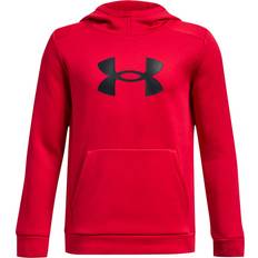 Under Armour Kid's Fleece Big Logo Hoodie - Red/Black