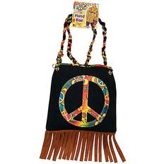 Hippie Accesorios Forum Novelties 60's 70's Hippie Peace Sign Costume Hand Bag Purse