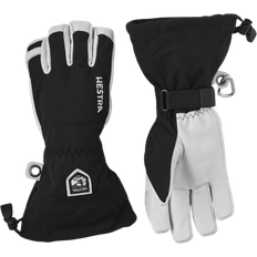 Hestra army leather heli ski Hestra Army Leather Heli Ski 5-Finger Gloves - Black