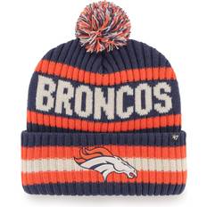 '47 Men's Denver Broncos Bering Navy Cuffed Beanie, Blue