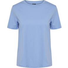 Pieces Herr T-shirts Pieces Pcria T-shirt Blå