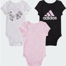 Adidas Black Bodysuits Adidas Baby Girls 3-pc. Bodysuit, Months, Pink Pink