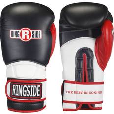 Ringside Pro Style IMF Tech Training Gloves, Men's, oz. Black/White/Red