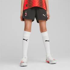 Kinderbekleidung Puma AC Milan Fußballshorts Teenager Für Kinder, Schwarz/Rot, Größe: 128, Kleidung