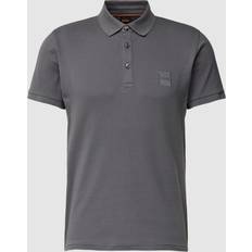 HUGO BOSS Grå Polotrøjer HUGO BOSS Poloshirt Med Slim Fit - Grå