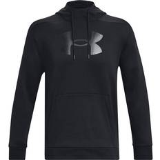 Under Armour Men Sweaters Under Armour Men's Fleece Big Logo Hoodie Black Black