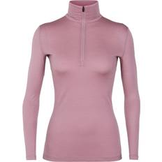 Icebreaker Oasis Long Sleeve Half Zip Underställ merinoull Dam Crystal