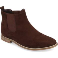 Vance Co. Men Chelsea Boots Vance Co. Marshall Boot Men's Dark Brown Boots Chelsea