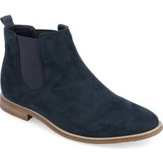 Blue - Men Chelsea Boots Vance Co. Marshall Boot Men's Blue Boots Chelsea