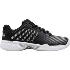 Racket Sport Shoes K Swiss Hypercourt Express Black/White/Silver Women's Shoes Black