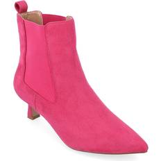 Pink - Women Chelsea Boots Journee Collection Women's Tenlee Heeled Booties