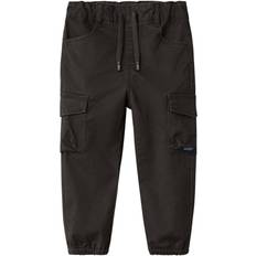 Cargo Trousers Name It Ben Cargo Twill Pant - Black (13212620)