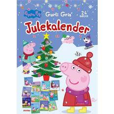 Gurli gris julekalender Alvilda Gurli Gris' Julekalender 24 bøger