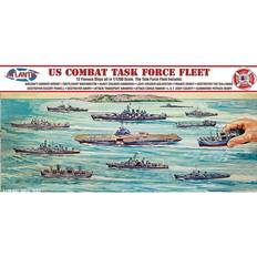 Plastic Toy Tools Atlantis model kit -us combat task force fleet 12 ships r6300