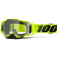 Matériel de ski 100% Armega Goggle Nuclear Citrus Clear Lens