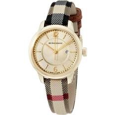 Watches Burberry The Classic Round BU10104 quarzwerk Gold/Vielfarbig