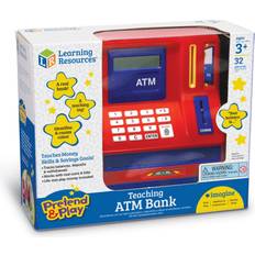 Plástico Juguetes de tienda Learning Resources Pretend and Play Teaching ATM Bank