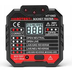 Socket tester Habotest HT106D Fatningstester m/Digital Display