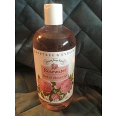 rosewater bath shower gel pump