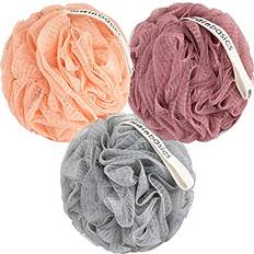 Bath Shower Loofah Sponge Pouf Body Wash Scrubber