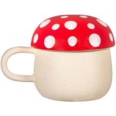 Sass & Belle Kökstillbehör Sass & Belle Red Mushroom Lid Cup