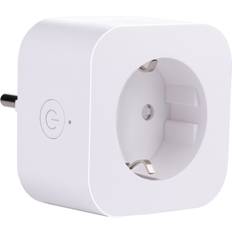 Fjärrströmbrytare med energimätning Alpina Smart Wifi Plug 2300W Vit