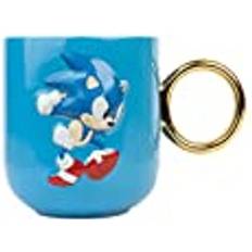 With Handles Cups Sonic the Hedgehog Ring 3D Becher