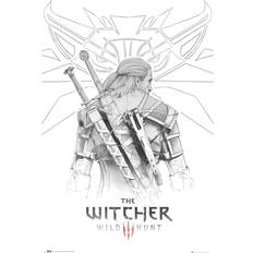 GB Eye The Witcher Maxi 91.5x61 Sketch Poster