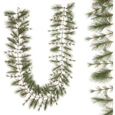 Green Party Decorations BigBuy Christmas Garland Green PVC 270 x 30 cm