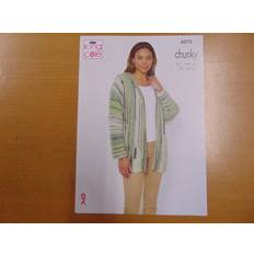 Patron de tricot Patrons de Broderie King Cole Cardigan and Tank Top Safari Chunky 6072