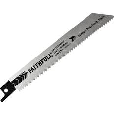 Faithfull S922HF Bi-Metal Sabre Saw Blade Demolition 150mm 10 TPI Pack 5