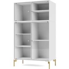 White Glass Cabinets Montana Furniture Ripple Cabinet III Glass Cabinet