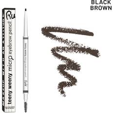 Svarte Øyenbrynspenner Rude Cosmetics Teeny Weeny Micro Eyebrow Pen Black Brown 0 g