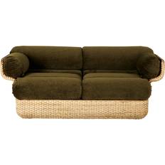 Leathers Sofas on sale GUBI Basket Fully Upholstered 2-seater Sofa
