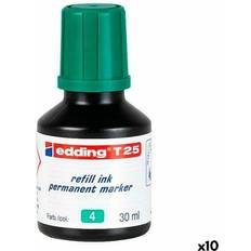 Edding Påfyllningsbläck T25 Permanent markörpenna Grön 30 ml 10 antal