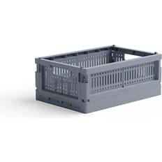Lilla Kasser & Kurve Made Crate Crate Foldekasse Mini Blue Opbevaringsboks