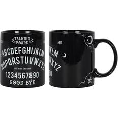 Silicona Tazas Horror-Shop Schwarzer Ouija Brett Kaffeebecher Taza