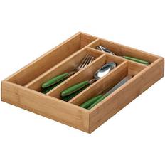 Zeller Bambu 34 x 26 x 5 cm Besticklåda