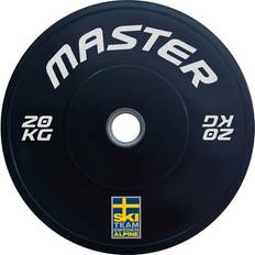 Master Fitness Bumper Ski Svart, Viktskiva Bumper