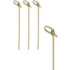 Bambou Brochettes Papstar Piques Apéritifs "Fingerfood" Pure" 10 cm Knot" Brochette