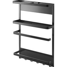 Astiankuivaustelineet Yamazaki Home 2745 Tower Magnetisches Regal Schwarz Stahl