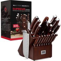 Kitchen Knives Master 19-Piece Premium Kitchen Knife Set With Knives