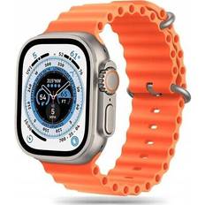 Objets portables Tech-Protect Bracelet En TPU Apple Watch Ultra 2/Ultra/9/8/SE (2022) / 7/SE/6/5/4 49mm/45mm/44mm/42mm Orange