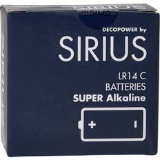 Sirius DecoPower LR14 C Batteri 2 stk