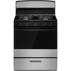 Silver Ranges Amana AGR4203MN Standing Clean Stainless Steel, Silver