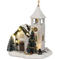 Kerstdorpen Luville LuVille Kyrka Kerk L14 x B15 x H20 cm Kerstdorp