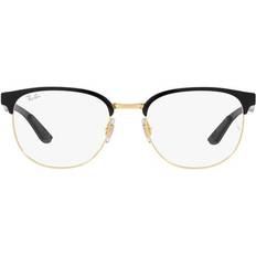 Briller & Læsebriller Ray-Ban RX8422 Asian Fit 54mm Briller Mænd Guld