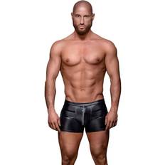 Wetlook Noir Handmade Jones Wetlook Boxershorts med Lynlås Mænd S